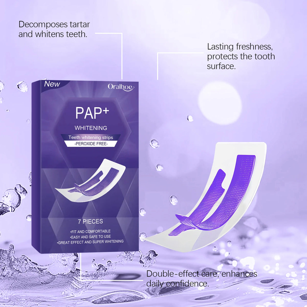 No-Sensitivity Whitening Strips (PAP)