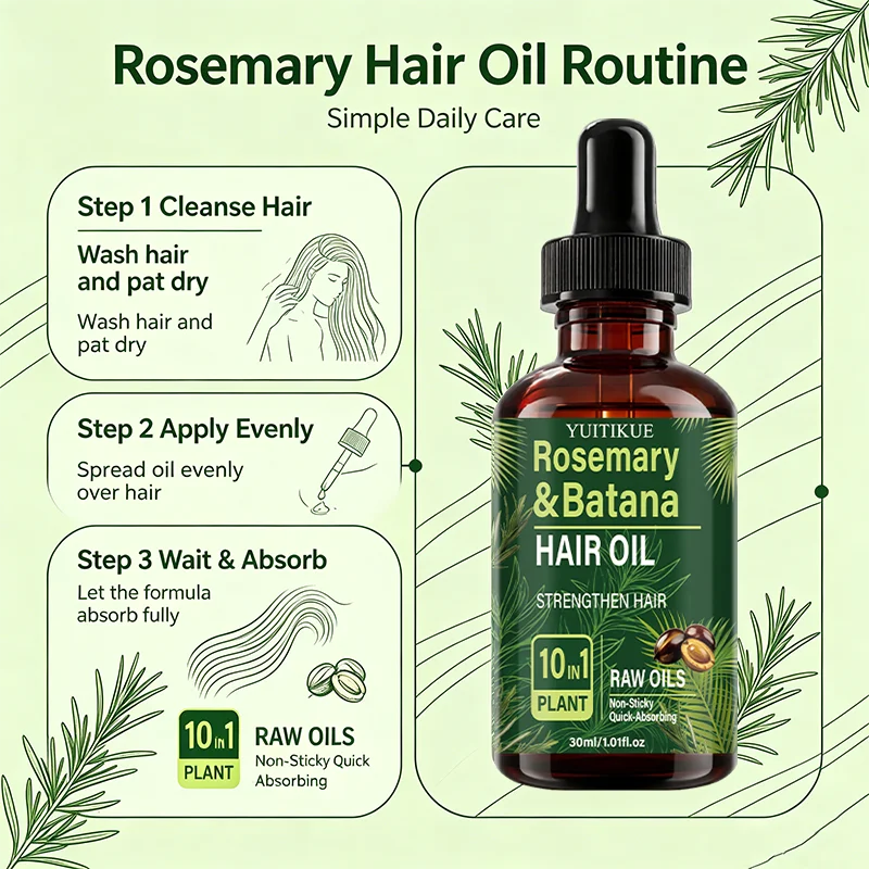 Rosemary Scalp & Hair Oil